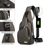 Waterproof Sling Bag Crossbody Backpack for Men Women Sling Backpack Hiking Daypack Multipurpose Cross Body Chest Bag - Image 7